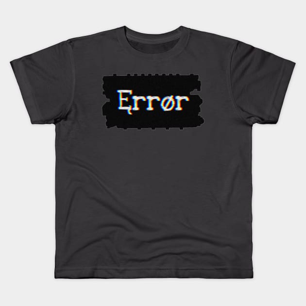 error Kids T-Shirt by WitchyAesthetics